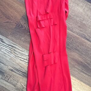 Zyia Active Red Slash/Cut out Leggings